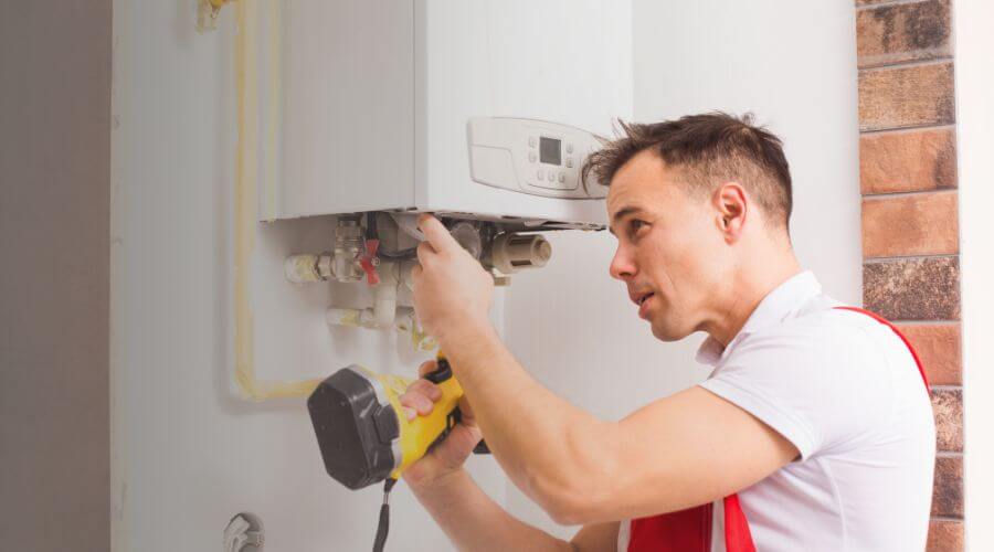 Local tankless water heater installation in Wilmington, MA
